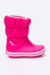 Zimné topánky Crocs Winter Puff 14613 ružová farba