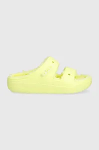 Šľapky Crocs Classic Cozzzy Sandal 207446.75U.D-TAFFY.PINK, žltá farba, 207446 #1012322