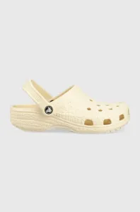 Šľapky Crocs Classic Croskin Clog dámske, béžová farba, 206873 #8738264