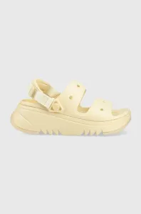 Šľapky Crocs Classic Hiker Xscape Sandal dámske, béžová farba, na platforme, 208181