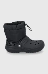 Snehule Crocs Classic Lined Neo Puff Boot čierna farba, 206630 #8443900
