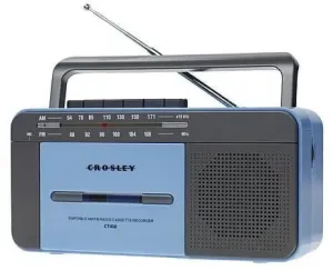 Crosley Cassette Player Modrá