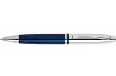 Cross Calais Chrome and Blue Lacquer 7642-2, guličkové pero