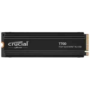 Crucial SSD disk T700 1 TB M.2 NVMe Gen5 Heatsink 117009500 MBps CT1000T700SSD5