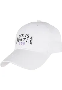 Urban Classics Hustle Life Curved Cap white/mc - One Size