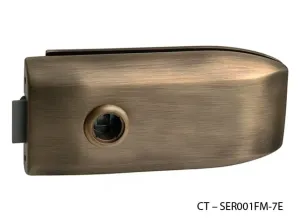 CT - 6000 Kovanie na sklenené dvere BRM - bronz matný (OGS) | MP-KOVANIA.sk #4119473