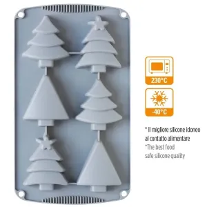 Forma silikónová Vianočné stromčeky 30 x 17 cm