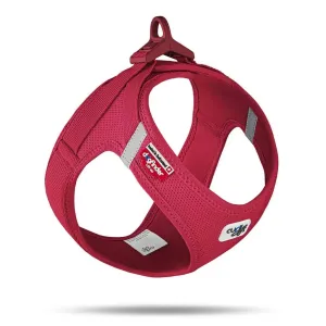 Bedrový pás Curli Vest Clasp Air-Mesh, červený - Veľkosť M: obvod hrudníka 43,4 - 49 cm