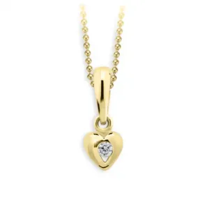 CUTIE DIAMONDS zlatý prívesok srdce C1556 ND1556-40-D-X-1