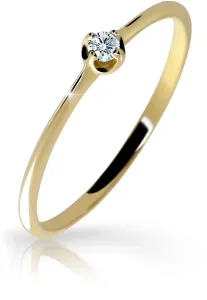 Cutie Diamonds Jemný prsteň zo žltého zlata s briliantom DZ6729-2931-00-X-1 49 mm