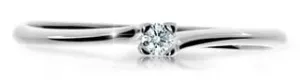 Cutie Diamonds Trblietavý prsteň z bieleho zlata s briliantom DZ6733-2948-00-X-2 54 mm