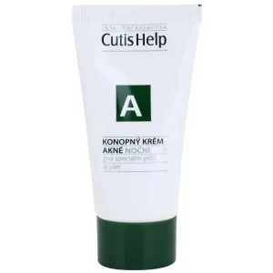 CutisHelp Health Care A - Akné konopný nočný krém pre problematickú pleť, akné 30 ml