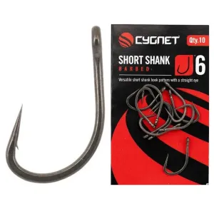 Cygnet háčiky short shank hooks barbed - veľkosť 2