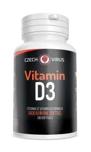 Vitamin D3 - Czech Virus 180 softgels