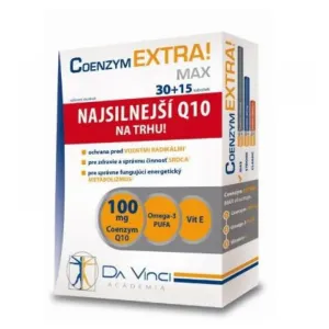 DA VINCI Coenzym extra max 100 mg 30 + 15 kapsúl ZADARMO