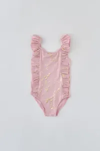 Dagi Swimsuit - Pink - Plain #5776298