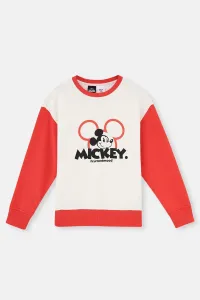 Dagi Ecru Mickey Mouse Print Detail Unisex Sweatshirt #8882858