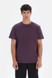 Dagi Men's Damson Collar Print Detailed T-Shirt