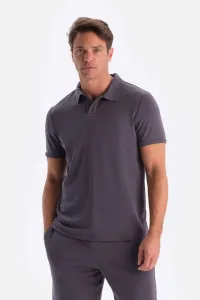 Dagi Smoky Polo Neck Short Sleeve Modal Pique T-Shirt