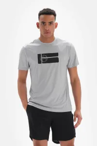 Dagi Pánske sivé tričko s tenisovými loptičkami s potlačou #6065830