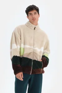 Dagi Multicolor Men's Mountain Printed Fleece Sweatshirt