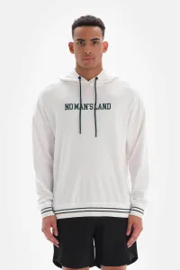 Dagi White Men's No Man's Land Printed Sweatshirt