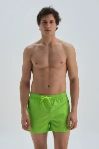 Dagi Green Micro Short Plain Swim Shorts