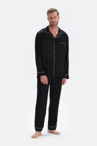 Dagi Pajama Set - Black - Plain #5818251