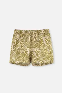 Dagi Green Zebra Print Shorts