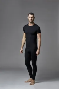 Dagi Men's Black Crew Neck Short Sleeve Top Thermal Underwear #5268503