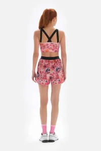 Dagi Pink Women's Patterned Shorts With Leggings #5832698