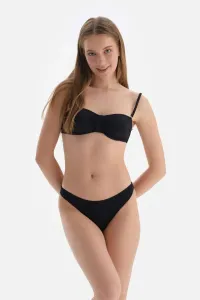 Dagi Black Strapless Bikini Top