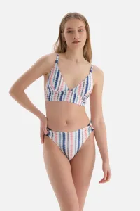 Dagi Pink-blue Normal Waist Bikini Bottoms