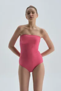 Dagi Fuchsia Covered Strapless Swimsuit
