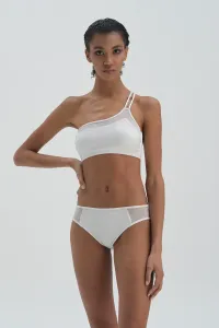 Dagi White Normal Waist Bikini Bottom