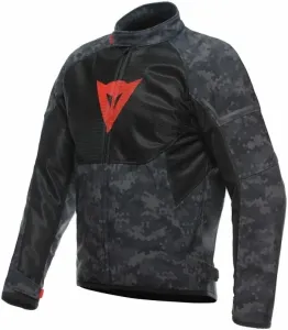 Dainese Ignite Air Tex Jacket Camo Gray/Black/Fluo Red 50 Textilná bunda