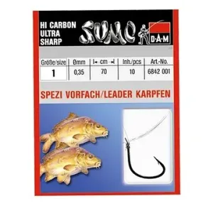 DAM Sumo Spezi Carp Veľkosť 4 0,25 mm 70 cm 10 ks