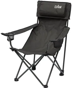 DAM Foldable Chair With Bottle Holder Steel