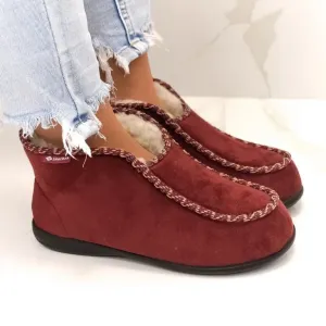 Dámske červené papuče BILA