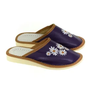 Dámske fialové papuče LUNNA #6192509