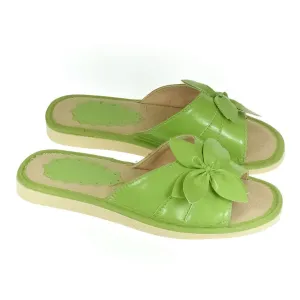 Dámske zelené papuče JANA #9582568