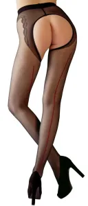 Cottelli - Pančuchové nohavice bez rozkroku, s ozdobným švom2/S