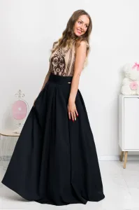 Čierna dlhá sukňa Veľkosť: XXL