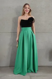 Zelená dlhá sukňa Veľkosť: L
