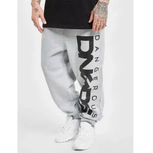 Dangerous DNGRS Classic Sweatpants grey melange - Size:XL