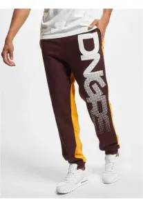 Dangerous DNGRS Gino Cube Sweatpants brown/yellow - Size:L