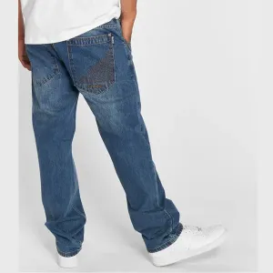 Dangerous DNGRS / Loose Fit Jeans Brother Medium Blue - Size:W 52 L 34