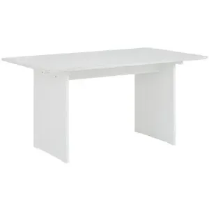 Danish Style Jedálenský stôl Morgen, 140 cm, biely