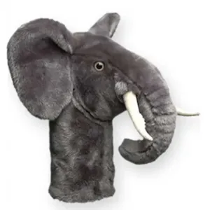 DAPHNE'S HEADCOVERS ELEPHANT Plyšový Headcover, sivá, veľkosť os