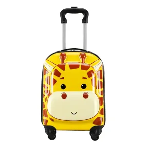 Detský cestovný kufor na kolieskach - žirafa